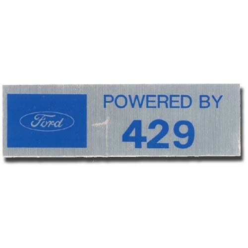 POWERED BY FORD 429 Valve Cover Decals