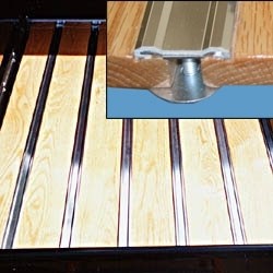 Aluminum Bed Strip with Hidden Fasteners