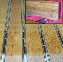 Oak Bed Wood Boards With Standard Mounting Holes