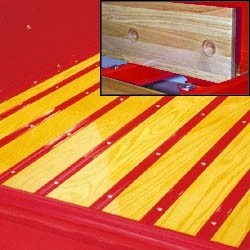 Pine Bed Wood With Hidden Holes