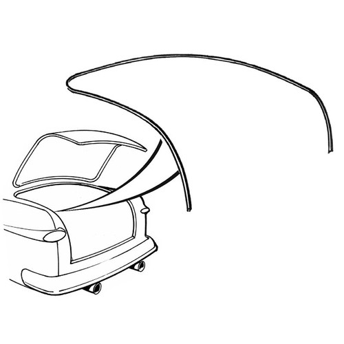 Trunk Compartment Opening Weatherstrip