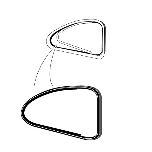 Rear Quarter Window Rubber