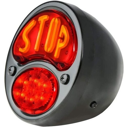 Black LED STOP Tail Light