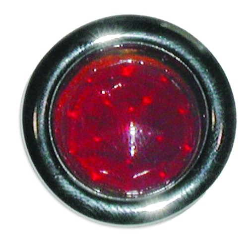 Glass Red Dot With Stainless Rim