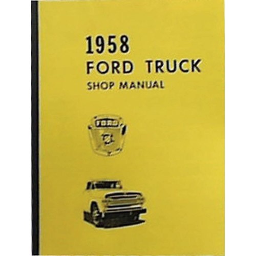 1958 Ford Truck Shop Manual on CD 