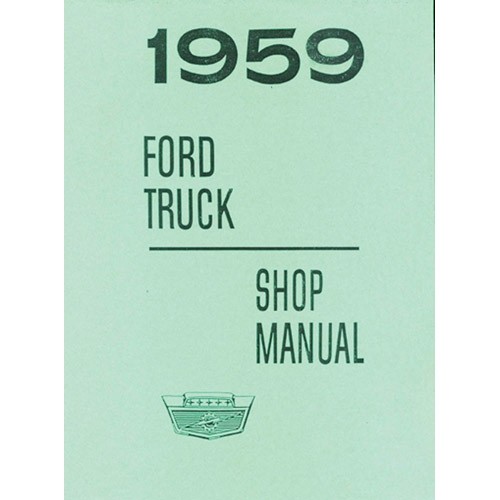 1959 Ford Truck Shop Manual on CD