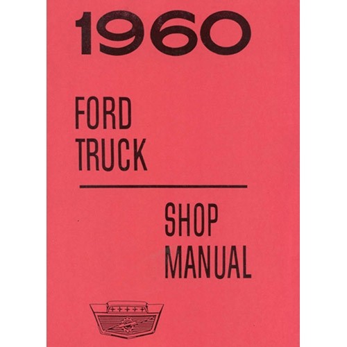 1960 Ford Truck Shop Manual on CD