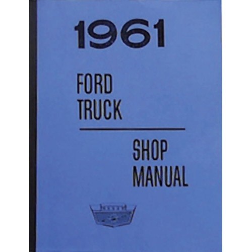 1961 Ford Truck Shop Manual on CD