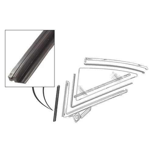 Quarter Window Front Edge Seals