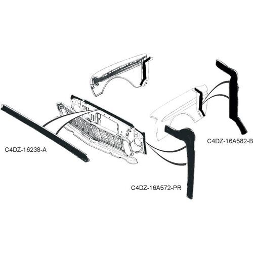 Radiator Support to Hood Seal