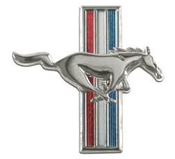 Running Horse Fender Emblem