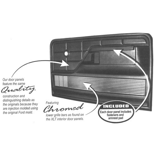 1973-79 XLT OEM Style Door Panels