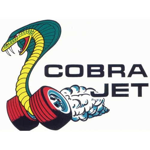 Cobra-Jet Window Decal
